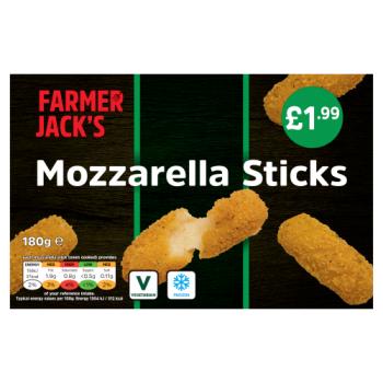 Farmer Jack's Mozzarella Stick 180g £1.9