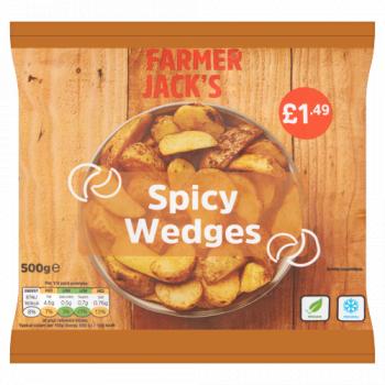 Farmer Jack's Spicy Wedges 500g £1.49