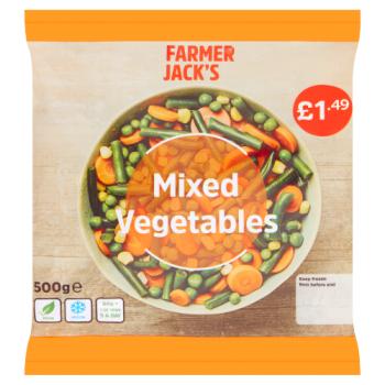 Farmer Jack's Mixed Vegetables 500g