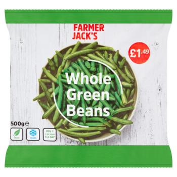 Farmer Jack's Whole Green Beans 500g