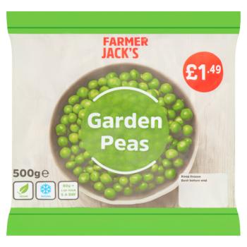 Farmer Jack's Garden Peas 500g