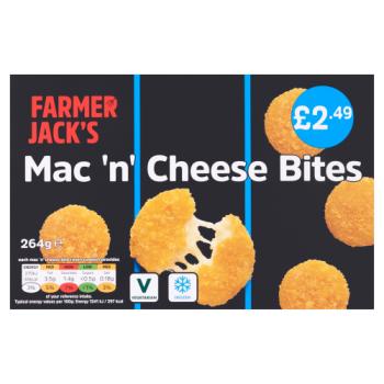 Farmer Jack's Mac ‘n' Cheese Bites 264g