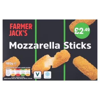Farmer Jack's Mozzarella Sticks 180g
