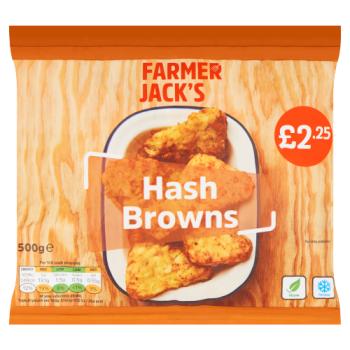 Farmer Jack's Hash Browns 500g