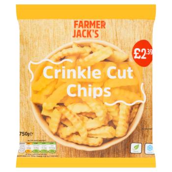 Farmer Jack's Crinkle Cut Chips 750g