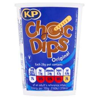 KP Choc Dips Original 28g