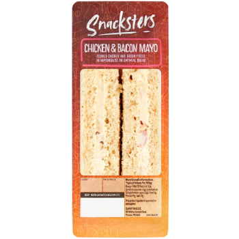 Snacksters Chicken & Bacon Mayo Sandwich 145g 