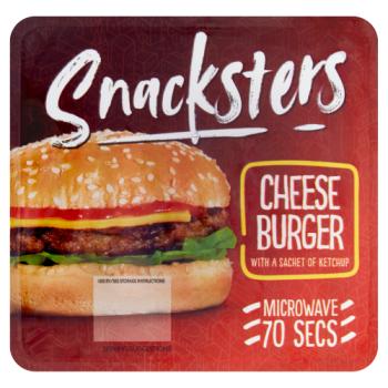 Snackster Chse Burger P/m 140g