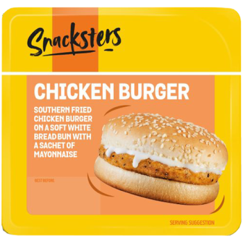 Snacksters Southern Fried Chicken Burger 118g 