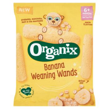 Organix Banana Weaning Wands 6+ Months 25g