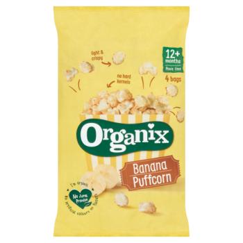 Organix Banana Puffcorn 12+ Months 4 x 10g (40g)