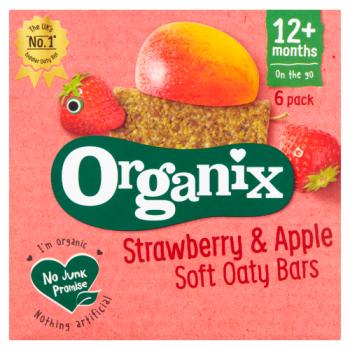 Organix Strawberry & Apple Oaty Bars