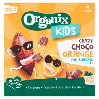 Organix Kids Crazy Choco Orange Mini Flapjack Bites 4 x 23g (92g)