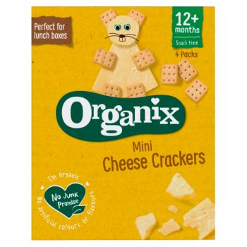 Organix Mini Cheese Crackers 12+ Months 4 x 20g (80g)