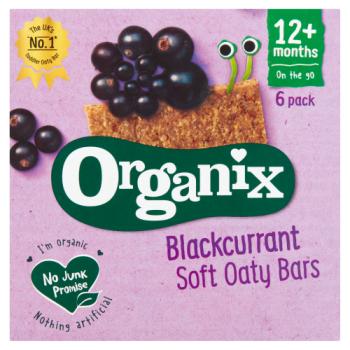 Organix Blackcurrant Oaty Bar 6 X 30g