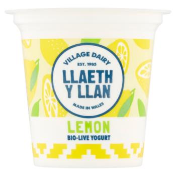 Village Dairy Llaeth y Llan Lemon Bio-Live Yogurt 125g
