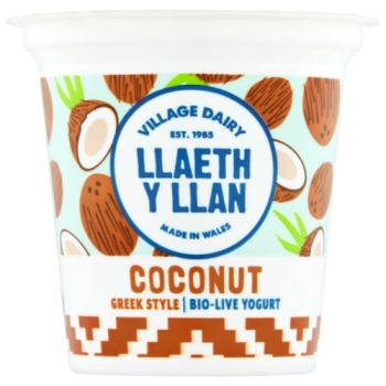 Village Dairy Llaeth y Llan Coconut Greek Style Bio-Live Yogurt 125g