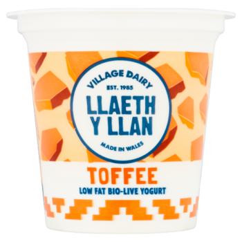Village Dairy Llaeth y Llan Toffee Low Fat Bio-Live Yogurt 125g