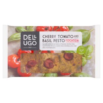 Dell Ugo Cherry Tomato and Basil Pesto Focaccia 210g