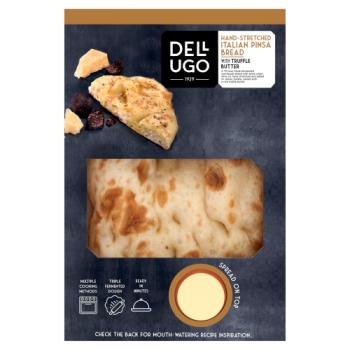 Dell Ugo Hand-Stretched Italian Pinsa Bread with Truffle Butter 220g
