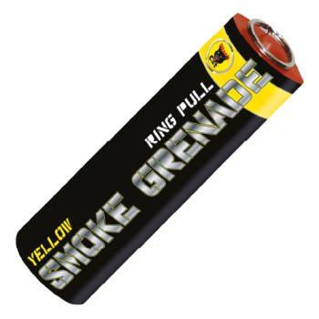 Black Cat Yellow Smoke Grenade Ring Pull Single 