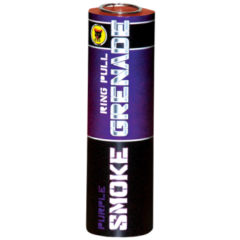 Black Cat Purple Smoke Grenade Ring Pull Single 