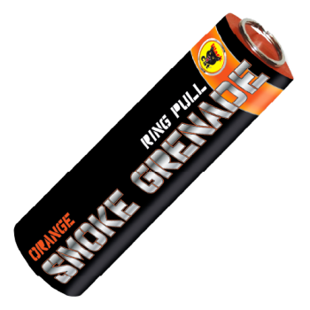 Black Cat Orange Smoke Grenade Ring Pull Single 