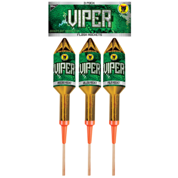 Black Cat Viper Flash Rockets 3pk 