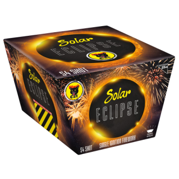 Black Cat Solar Eclipse Single Ignition Firework 54 Shot 