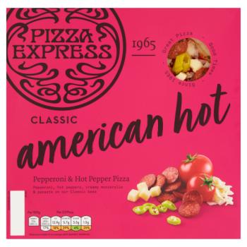 Pizza Express Classic American Hot Pepperoni & Hot Pepper Pizza 260g