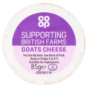 Co-op Goats Cheese 85g