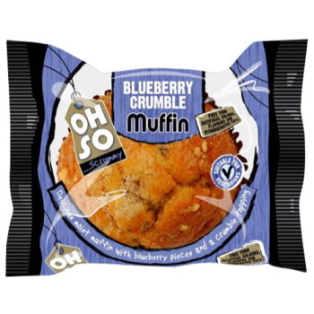 Oh So Scrummy Blueberry Crumble Muffin 115g 