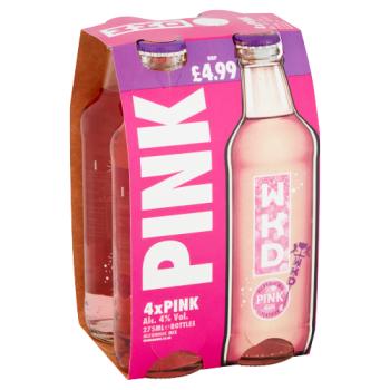 Wkd Pink Gin 4pk PmÂ£4.99