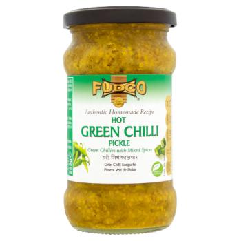 Fudco Green Chilli Pickle Hot 283g