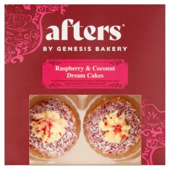 Afters 4 Raspberry & Coconut Dream Cakes