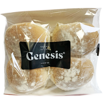 Genesis Floury Baps 4pk 