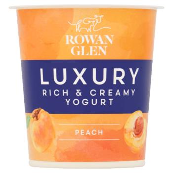 Rowan Glen Peach Luxury Rich and Creamy Yogurt 150g