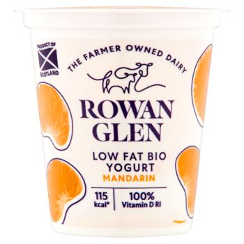 Rowan Glen Low Fat Bio Yogurt Mandarin 125g
