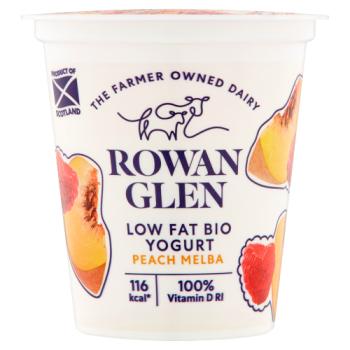 Rowan Glen Low Fat Bio Yogurt Peach Melba 125g