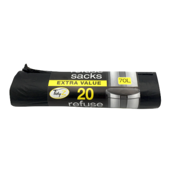 TidyZ Extra Value 70L Refuse Sacks 20s