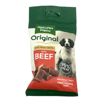 Natures Menu Original Real Meaty Dog Treats with Beef