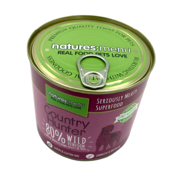 Natures Menu Country Hunter 80% Wild Venison with Wholesome Fruit & Veg Dog Food