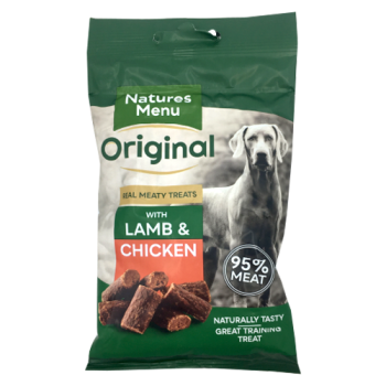 Natures Menu Original Real Meaty Dog Treats with Lamb & Chicken