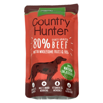 Natures Menu Country Hunter 80% Grass Grazed Beef with Wholesome Fruit & Veg Dog Food