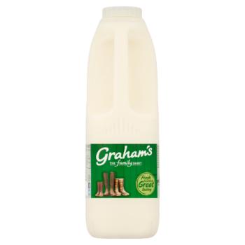 Graham's The Family Dairy Semi-Skimmed Milk 1 Litre