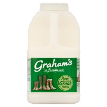 Graham's The Family Dairy Semi-Skimmed Milk 568ml