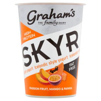 Graham's The Family Dairy Skyr Passion Fruit, Mango & Papaya Icelandic Style Yogurt 450g