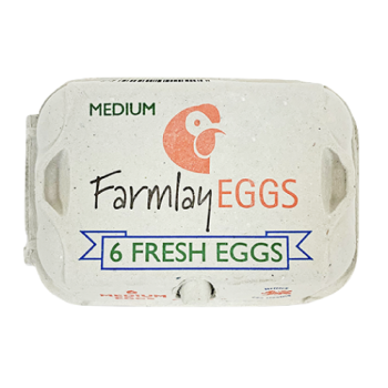Farmlay Eggs Medium Fresh Eggs 6pk 