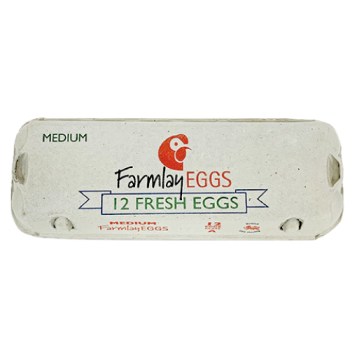 Farmlay Eggs Medium Fresh Eggs 12pk 