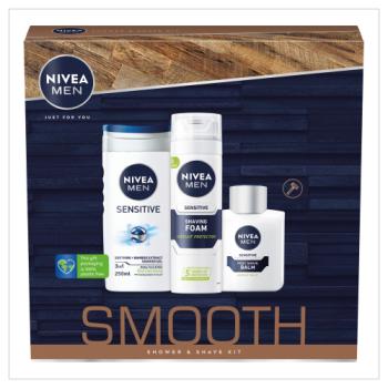 NIVEA MEN Men Smooth Shower and Shaving Gift Set for Him 1KIT